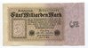 Geldschein der Inflation 5 Milliarden Mark 1923 Erh. II Ros. 112 a