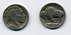 USA Buffalo Nickel 5 Cents 1937 Erh. ss Nickel KM# 134