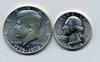 USA Quarter & Half Dollar 1976 Erh.stgl  Nickel