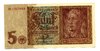 Deutsche Reichsbank 5 Reichsmark 1942 Erh. I Rosenberg:179a
