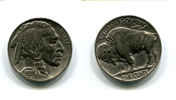 Buffalo Nickel 1937 S Erh. ss KM# 134
